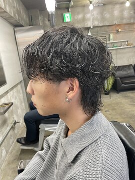 ロンド ローガン 名駅(Lond LOGAN) Ryu指名緩めの波巻パーマウルフ