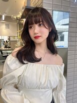 リリー(Lilley)&nbsp;【lilley 稲永麻衣】顔周りカット+くびれヘア+天神韓国ヘア