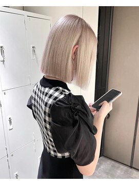 ミラ(MIRA) ミルクティーベージュ/春カラー/ハイトーンカラー/学割