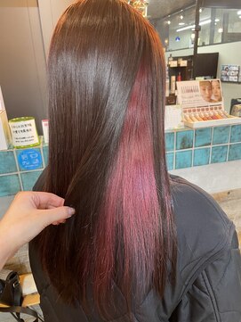 グローバルヘアー バランス(global hair BALANCE) 10代20代 インナーカラーピンク/ピンクカラー/インナーカラー