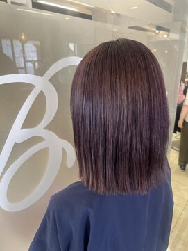 ヘアースペースブルーム ヒーロー 園田店(HAIR SPACE BLOOM hero) モーブピンク