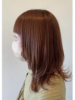 ツムギ ヘアー(tsumugi HAIR) 暖色系レイヤーロングスタイル