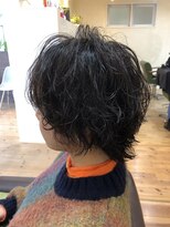 エメバイサワ(Aimer by sawa)&nbsp;ボブウルフパーマ似合わせカット