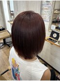 ピンクカラー/デザイン/ハイライト/髪質改善/福井/木田/花堂