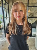 アミリ 代官山(AmiLi)&nbsp;デザインカラー/オリーブベージュ/ウエットヘア【代官山】