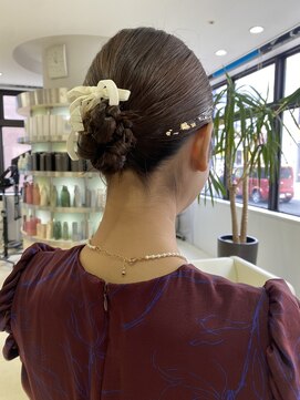 プランタン フォー ヘアー(printemps FOR HAIR) __お呼ばれセット__タイトヘア__お団子ヘア