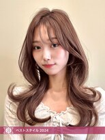 アンカーバイナチュラル(anchor by natural)&nbsp;韓国風/レイヤー/小顔/前髪カット/髪質改善/グレージュ/透明感