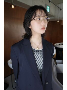 ヨロヘアー(YOLO hair) ミディアム×顔まわりレイヤー×ニュアンスパーマ20代、30代◎