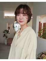 ウィットサークル(wit circle)&nbsp;伸ばしかけのショートパーマ