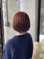 ロロネー 池田(Lolonois)&nbsp;ミニボブ×オレンジブラウン