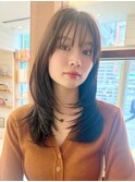 渋谷/チェリーブラウン/大人可愛い/フェザーパーマ/ボブ