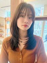 ネオリーブ アンド 渋谷店(Neolive &)&nbsp;渋谷/チェリーブラウン/大人可愛い/フェザーパーマ/ボブ