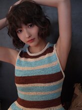 ヘアメイク ブーケ(HAIR MAKE Bouquet) 【山本智文】オーダーメイドパーマボブ