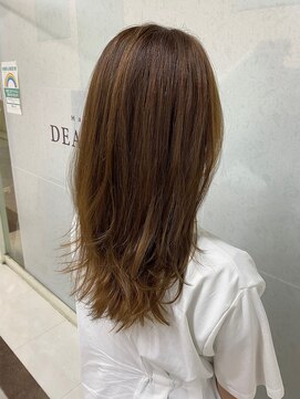 ディアローグ 瑞江店 ナチュラルハイライトの大人レイヤー/瑞江