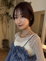 トリッカ 銀座(tricca)&nbsp;ショートボブ/顔周りカット/暗髪