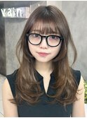 ラフレイヤー大人可愛いミディアムヘア20代ヘア