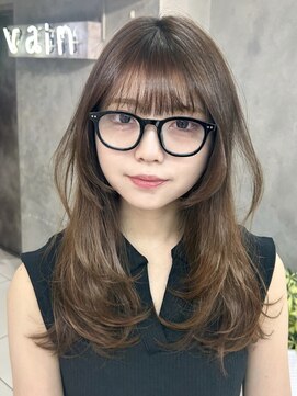 ヴェイン 渋谷(vain) ラフレイヤー大人可愛いミディアムヘア20代ヘア