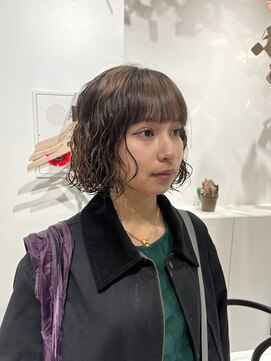 シアン 大須店(CYAN.) ブリーチ履歴にボブウェーブパーマ！