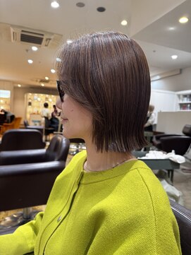12/10 パッツン切りっぱなしボブ 《kiyoka》