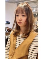 髪質改善と縮毛矯正の専門店 サンティエ(scintiller)&nbsp;大人綺麗な小顔襟足スッキリミディアムレイヤー　30代40代50代