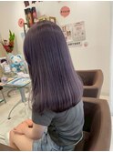 ブリーチで作るラベンダーカラー
