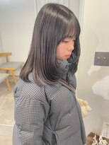 ミュラ(mulah)&nbsp;ブリーチなし透明感カラーアッシュ＊レイヤーカット艶カラー