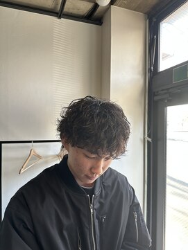 リーブルサニー(Libre Sunny) マッシュウルフ×波巻きスパイラル