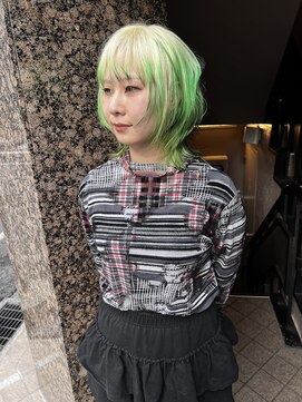 アミュレ ヘア サロン(Amule hair salon) ハイトーン、デザインカラー、ルーツカラー、ウルフ