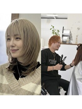 ヘアーサロン アーティブ(HAIR SALON artilib)の写真/神戸・姫路はもう卒業。直樹が叶える、大人特有の悩みを魅力に変える「妥協ゼロ」の似合わせレイヤー。