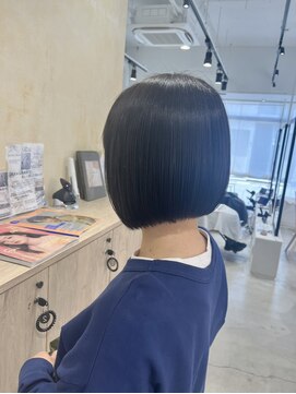ビューバイネオリーブ 用賀店(Beau'r by neolive) ミルクティーブロンドデジタルパーマワンホンレイヤー［用賀］