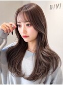 桑名ロングレイヤーカットハッシュカット透明感カラー重めロング