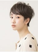ひし形ショートボブ/大人ショートヘア/40代/50代/60代/表参道