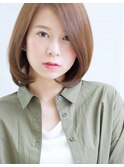 大人可愛いナチュラルボブ