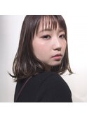 【carlm☆上川美幸】つや感ブラウンカラー×ボブ