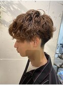 【EL-yuki】無造作マッシュ×スパイラルパーマ×刈り上げ
