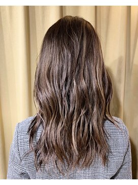 ランド(LAND) アッシュベージュ＆ミックスハイライト