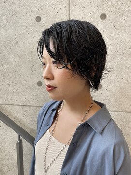 ソファ sofa 【バタ髪】ショートパーマ instagram@manaho_kawabata