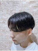メンズマッシュ／メンズショート／ストレート/韓国風
