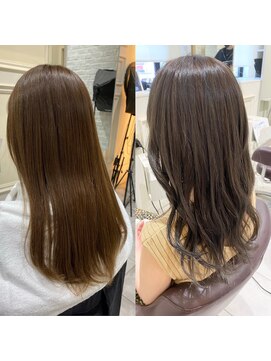 アヴァンス 天王寺店(AVANCE.) 【印象の違い】×【シアグレージュ】