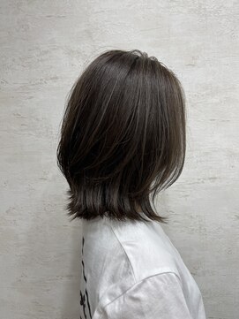 ピカソガーデン(PICASSO GARDEN) 白髪染め×ハイライト×ミディアム