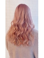 トライブ クリエートサロン(TRIBE create salon by SERVE)&nbsp;*:.*:.TRIBE*:.**;.ふんわり巻き髪×ピンクヘアカラー