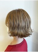 ハイライトたっぷりボブ♪鶴川 町田 美容室