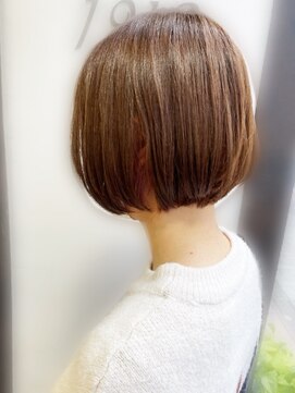 ニット 銀座(knit) 《knit銀座》大人可愛い20代30代40代ショートボブ丸み前下がり