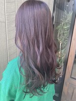 エイム ディクト ヘアー プロデュース(ame D.C.T HAIR PRODUCE)&nbsp;透明感たっぷりモーブピンク