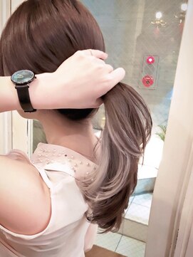 ロコスピアーズ(ROCO SPEARZ) インナーカラー　ラベンダーホワイト