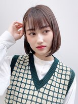 アイティーバイアルバム 藤沢店(IT by ALBUM)&nbsp;ナチュラルボブ_ショコラアッシュヘルシースタイル_49002