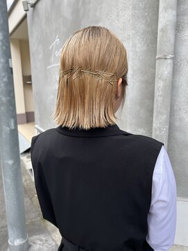 ティオ バイ スニップ(Tio by snip) ボブでもお洒落ピンアレンジ