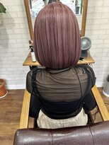 ライフ 四条畷店(Lyfe)&nbsp;ピンクグラデーションボブデザインカラー_大人ガーリー_241