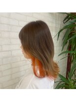 ビス フルール 日暮里店(Vis fleur)&nbsp;インナーカラー/オレンジカラー