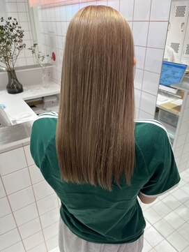 ロンドルーチェ 心斎橋(Lond luce) ケアブリーチダブルカラー×グレージュカラー【心斎橋】